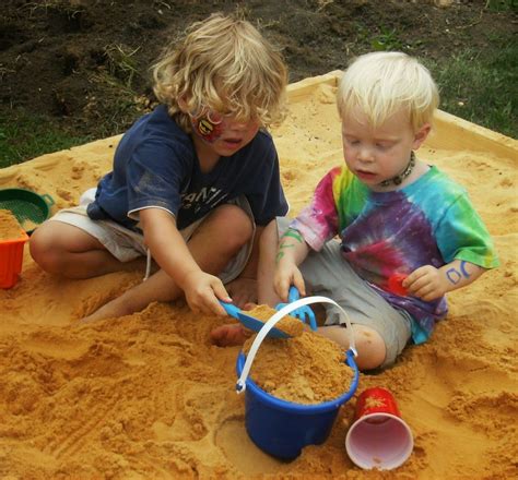 2 men one sandbox